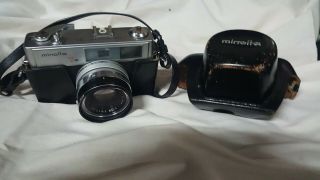Vintage Minolta Hi - Matic 7s Camera