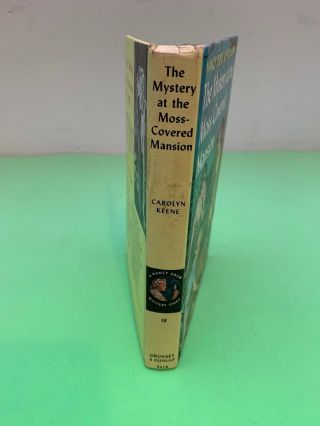 VINTAGE NANCY DREW MYSTERY STORY The Mystery At The Moss - Covered Mansion 1941 2