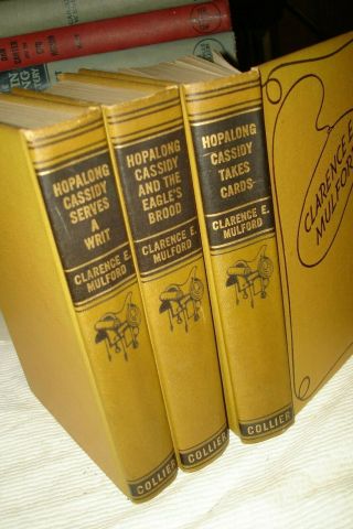 3 Hopalong Cassidy Serves A Writ,  Eagles Brood,  Takes Cards By Clarence E.  Mulford