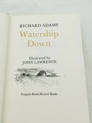 Watership Down Book & Slipcase Illustrated Edition & Map Richard Adams 1979 JC76 3