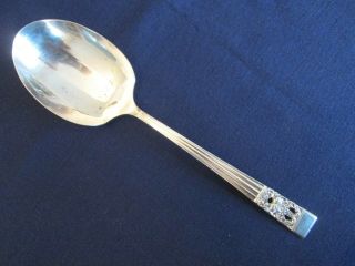 Casserole Serving Spoon Vintage Oneida Community Silverplate: Coronation Lovely