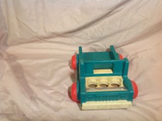 Vintage Fisher Price Little People Vehicle Jeep Click Noises Truck 4