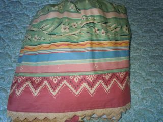 Vintage Pristine Martex Collier Campbell Gypsy Dance King Bed Skirt Not Perfect