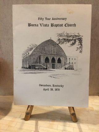 History Of Buena Vista Baptist Church Owensboro Kentucky 1920 - 1970