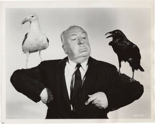 Birds Press Photograph Of Alfred Hitchcock On The Set In 1963 145160