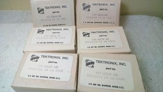 Ge Tektronix Nos 6au6a Tubes Matched Pair For Mcintosh And Fisher Receivers