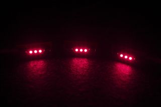 (6) Red Led Fuse Lamp - 8v - Receiver Sx - 626 525 424 636 535 737 727 434 770 Dial Amp