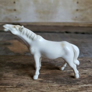 Vintage Horse Ceramic Animal Figurine Miniature Statue