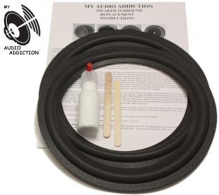 Speaker Foam Surround Repair Kit 10 " Altec Lansing 301,  305,  501,  505 510,  511