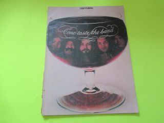 Vintage 1976 Deep Purple Come Taste The Band Song Book Guitar Book