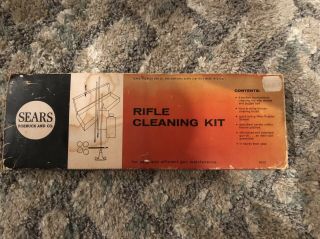 Sears Rifle Cleaning Kit Vintage