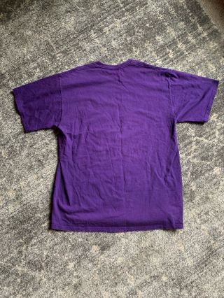 Vintage 90s Phoenix Suns Big Logo Purple T - shirt Mens XL 4