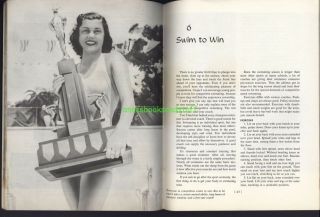 ESTHER WILLIAMS get in the swim as told to Bob Thomas instructions and photos 3