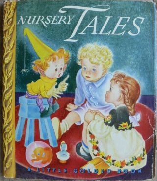 Vintage Little Golden Book Nursery Tales W/dust Jacket Illustrated By Masha