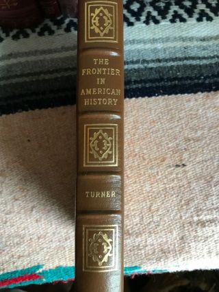 Easton Press Frontier In American History Turner Full Leather