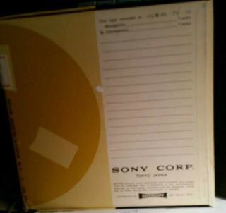 (1) SONY SLH - 180 reel - to - reel tape - C8 - professional 3