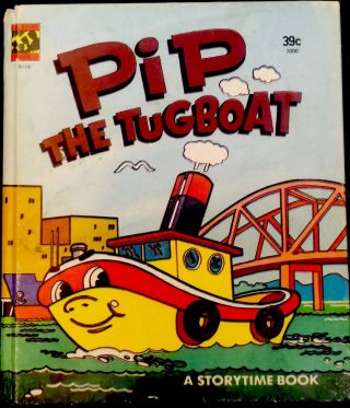 Pip The Tugboat By Edwards Vintage 1970’s Children’s Picture Storytime Book