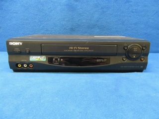 Sony Slv - N55 Vcr 4 - Head Video Cassette Recorder Vhs Player