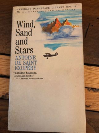 Wind Sand And Stars 1967 1st Printing Of This Edition Antoine De Saint Exupéry