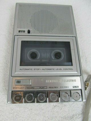 Vintage Ge General Electric Model 3 - 5360a Cassette Tape Recorder Player