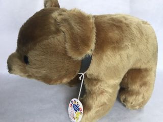 Lefray Hygienic Toys Vintage Bear Plush Stuffed Toy With Tag Made In England