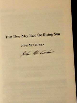 SIGNED That They May Face The Rising Sun by John McGahern 2002 HC DJ 2