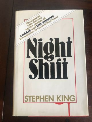 Night Shift Stephen King Hb Dj 1978 Gutter Code Mpidd