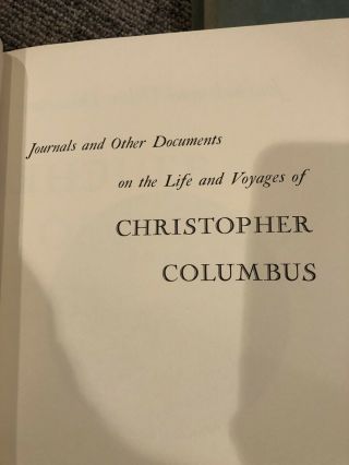 Journals Other Documents on the Life and Voyages of Christopher Columbus 4