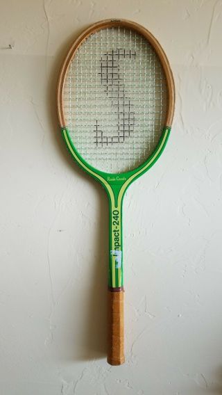70s Rosie Casals Spalding Impact 240 Wood Tennis Racquet Racket Vintage