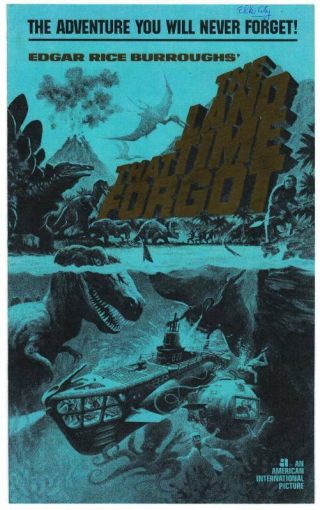 Movie Pressbook 1975 The Land That Time Forgot Edgar Rice Burroughs