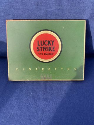 Vintage Lucky Strike Cigarette Tin