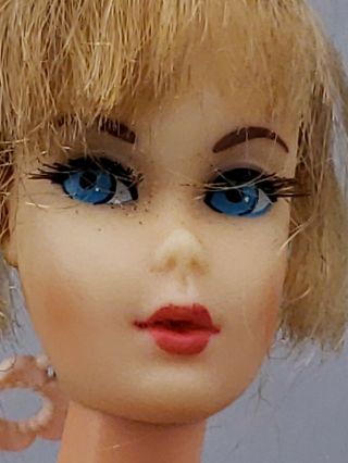 Vintage Talking Barbie Blonde Side Ponytail Head Only Vguc