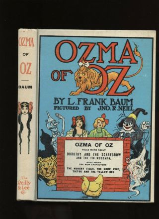 Baum,  L.  Frank: Ozma Of Oz (white Spine) Pc 1st Thus