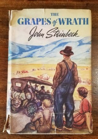 The Grapes Of Wrath By John Steinbeck 12th Printing Hardcover 1940: Book Gc