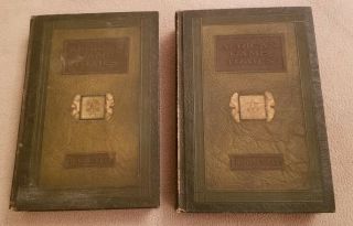 Vintage Vol 1&2 African Game Trails By Theodore Roosevelt Hunting Books 1923