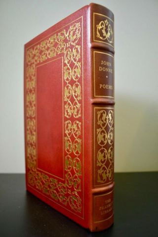 JOHN DONNE POEMS,  Franklin Library,  Leather Bound Book, 4