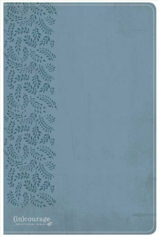 Csb (in) Courage Devotional Bible,  Blue Leathertouch By (in) Courage 9781462785056