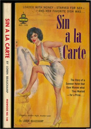 Sin A La Carte,  Loren Beauchamp,  Midwood 148,  1962,  Gga,  Pulp,  Sleaze,