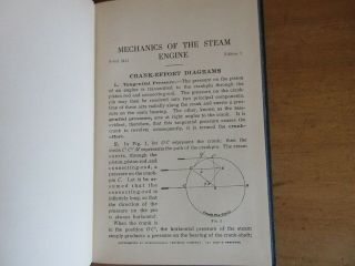 Old MECHANICS OF STEAM ENGINES / GOVERNORS Book ENGINEERING FLY - WHEEL CRANK TOOL 4