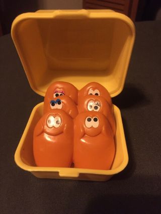 Mcdonalds 6 Piece Chicken Mcnugget 1988 Happy Meal Toy Box With Nuggets Vintage