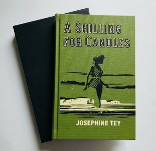 Great Folio Society Edition Slipcase Tey Shilling Candles Mystery Novel Murder