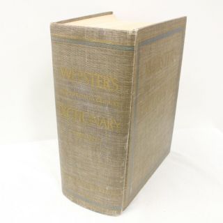 Vintage ' 59 Webster ' s Dictionary Unabridged Twentieth Century 454 2