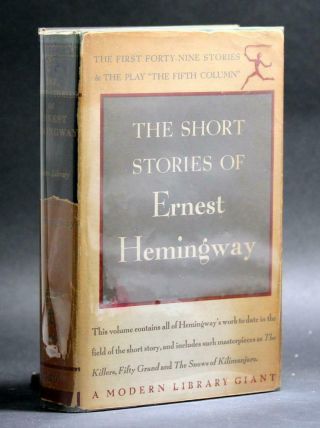 Modern Library Giant 1938 The Short Stories Of Ernest Hemingway Hardcover W/dj