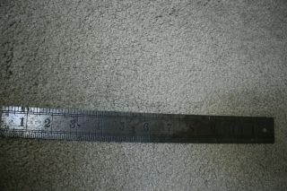 Vintage L.  S.  Starrett No.  414 12 " Steel Ruler