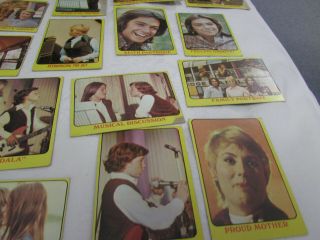 VTG 1971 PARTRIDGE FAMILY PUZZLE CARDS trading toy game David Cassidy pop music 4