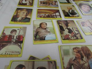 VTG 1971 PARTRIDGE FAMILY PUZZLE CARDS trading toy game David Cassidy pop music 5