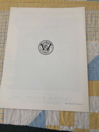 1957 SMITH & WESSON HANDCUFFS Brochure 3