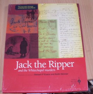 Jack The Ripper & The Whitechapel Murders By S Evans - Public Record Office