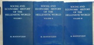 Rostovtzeff: Social And Economic History Of The Hellenistic World,  3 Vols,  H/b