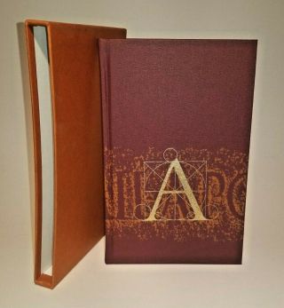 A Is For Ox: A Short History Of The Alphabet - Folio Society,  With Slipcase